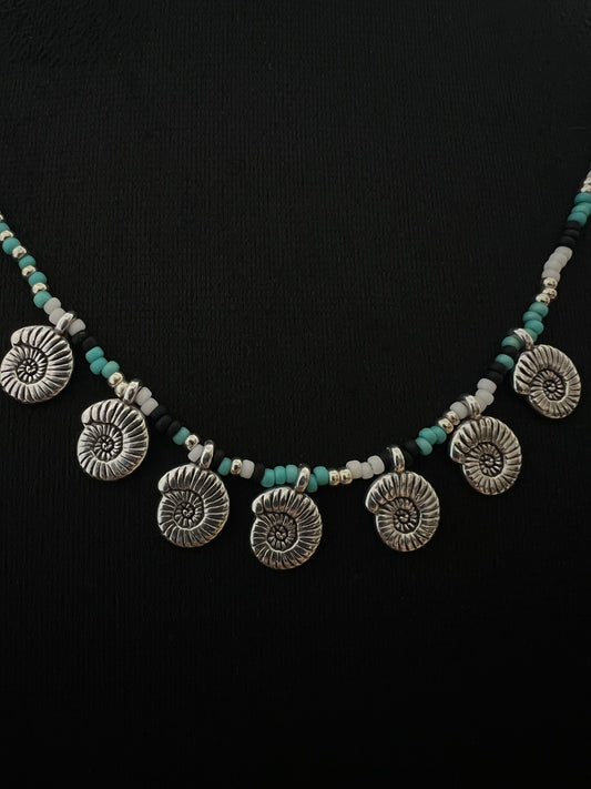 Necklace "Alrescha" (Silver)