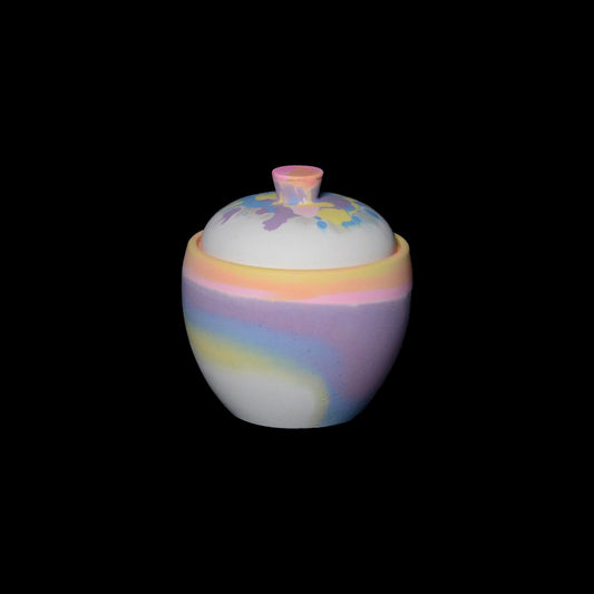 SAGITTARIUS - Candle Vessel (Cauldron with Lid)
