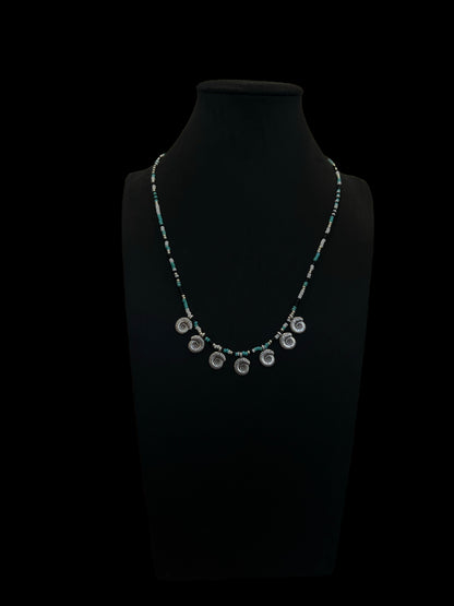 Necklace "Alrescha" (Silver)