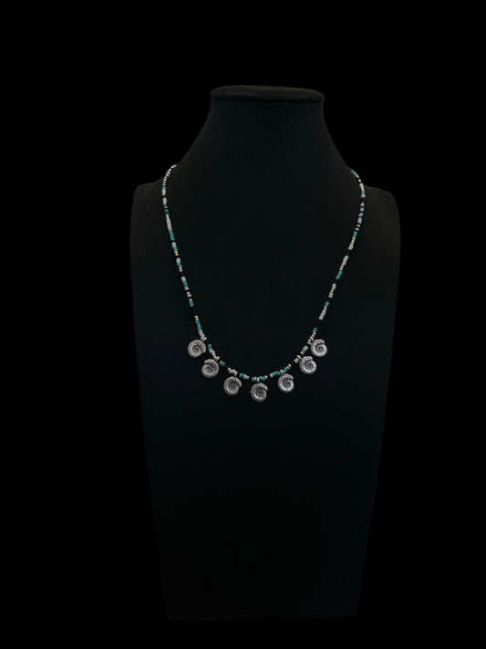 Necklace "Alrescha" (Silver)