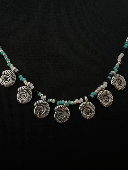 Necklace "Alrescha" (Silver)