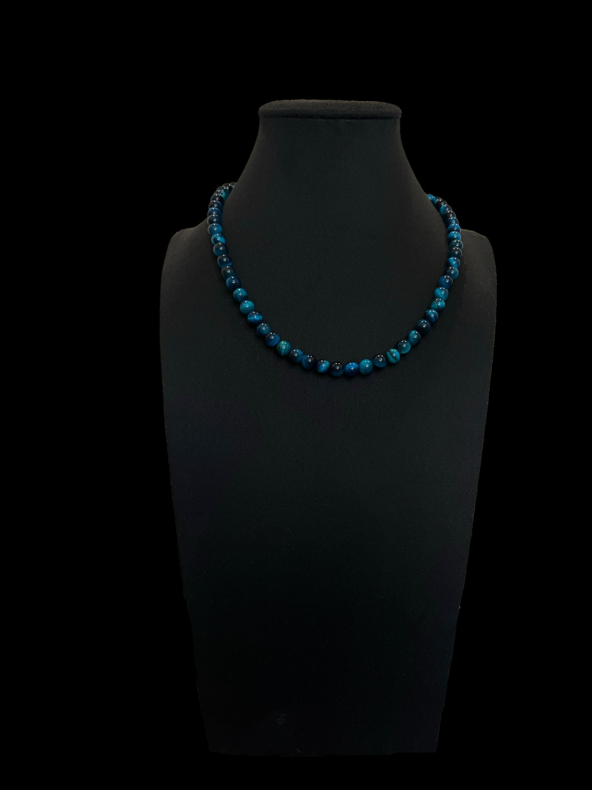 Necklace "Noctis" (Blue Tiger Eye)
