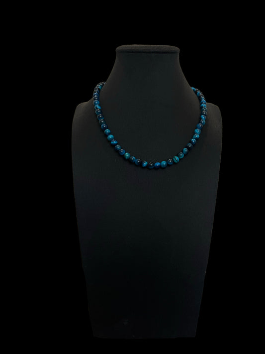 Necklace "Noctis" (Blue Tiger Eye)