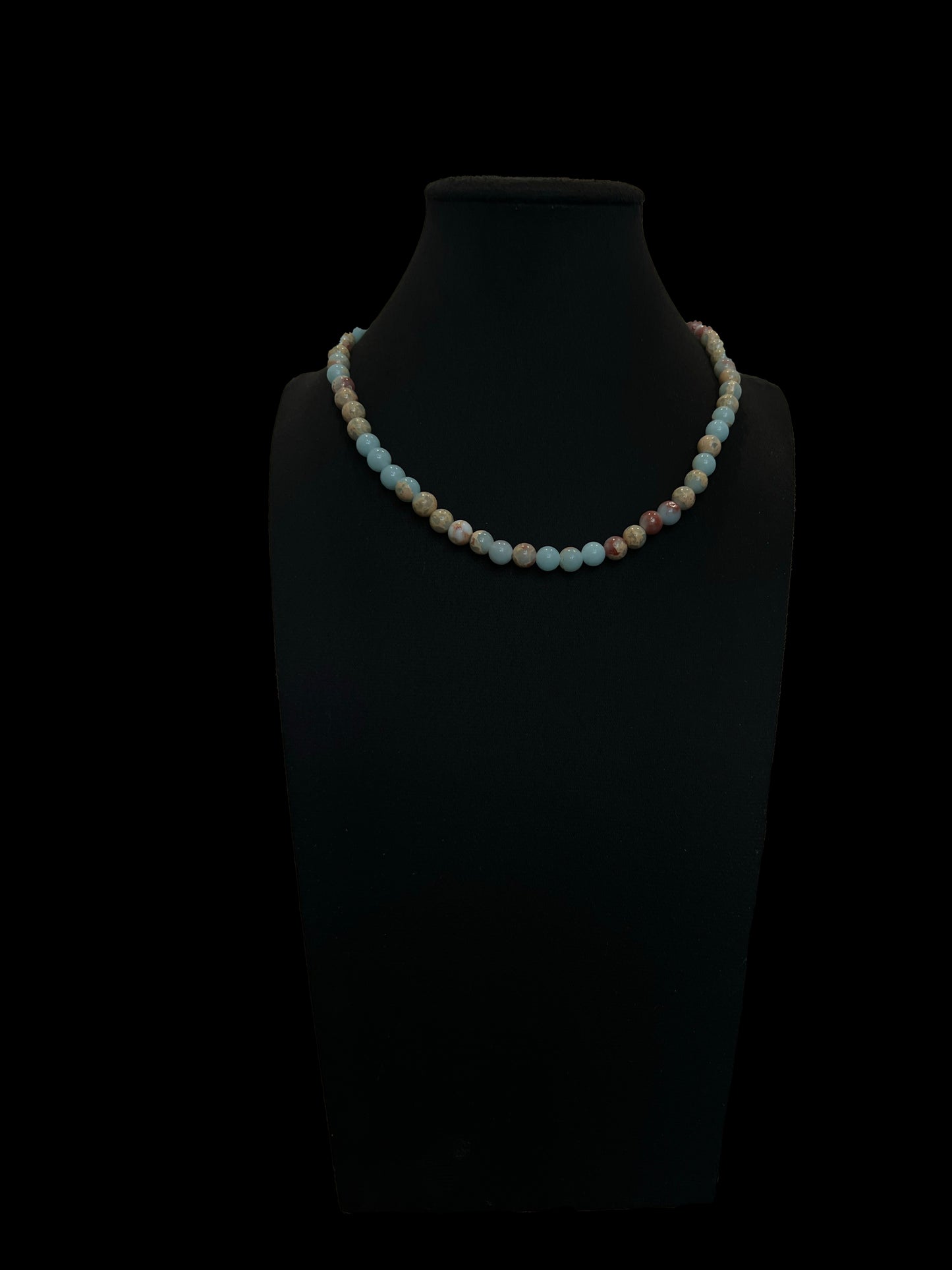 Necklace "Galateia" (Agalmatolite)