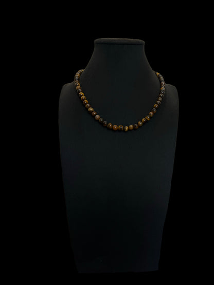 Necklace "Solis" (Tiger Eye)