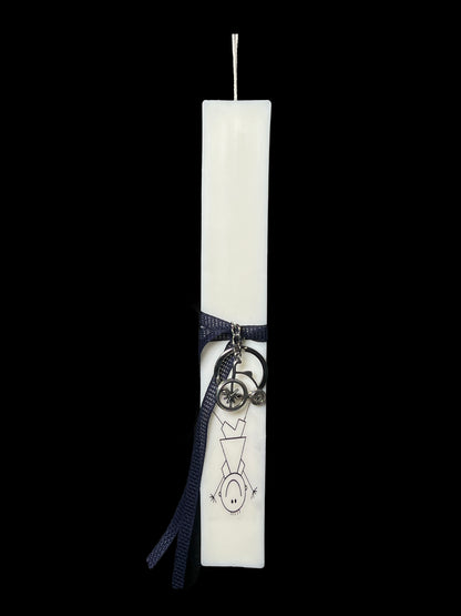 Easter Candle - Boy / Bicycle