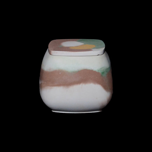 VIRGO- Candle Vessel with Lid