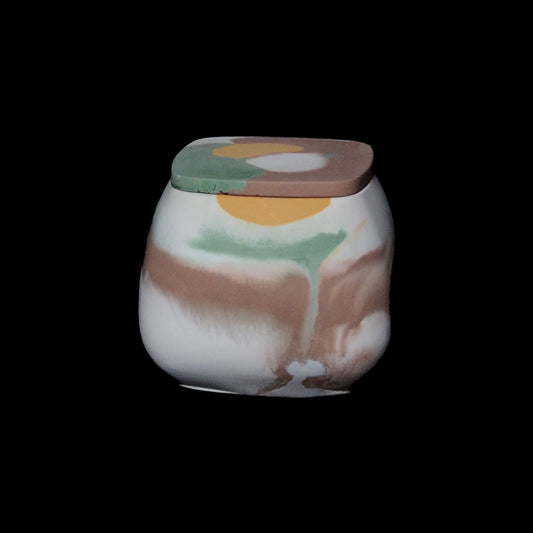 VIRGO- Candle Vessel with Lid