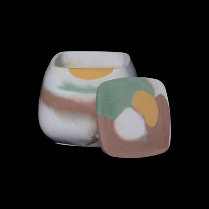 VIRGO- Candle Vessel with Lid