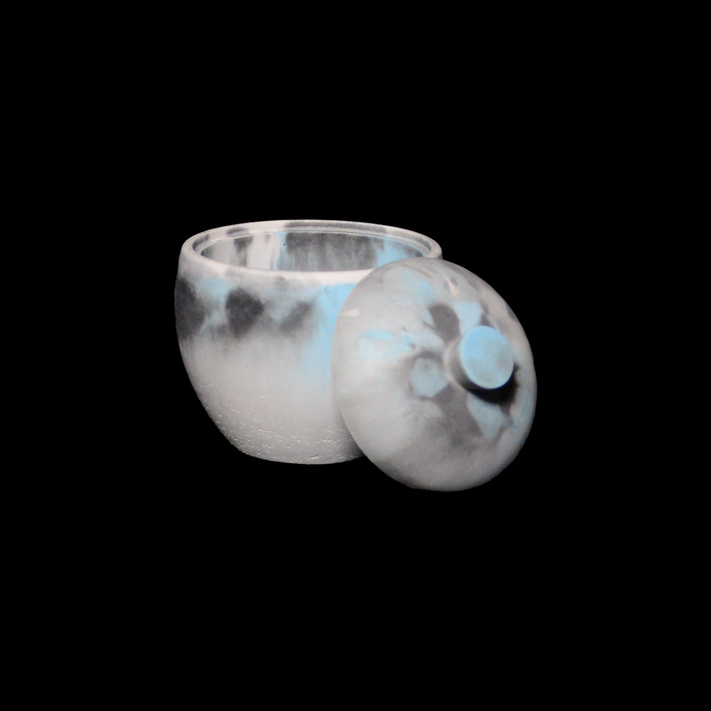 AQUARIUS - Candle Vessel (Cauldron with Lid)