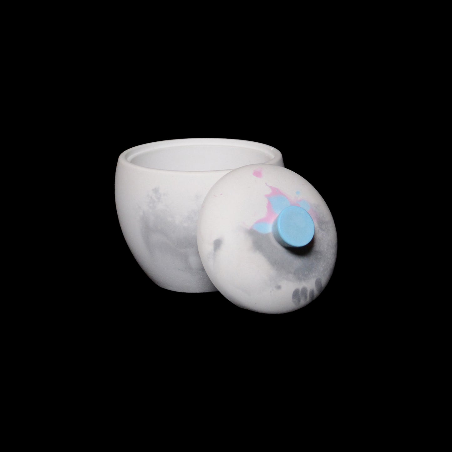 CANCER - Candle Vessel (Cauldron with Lid)