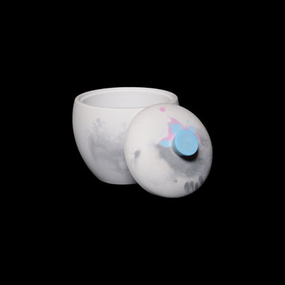 CANCER - Candle Vessel (Cauldron with Lid)