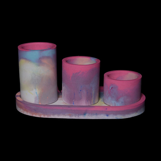 SAGITTARIUS - Tray with 3 Tealight Holders