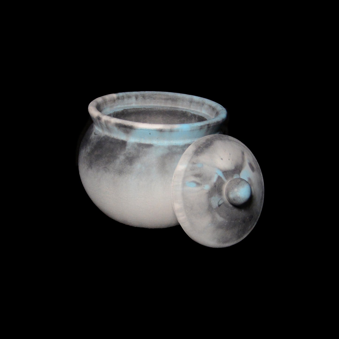 AQUARIUS - Candle Vessel (Cauldron with Lid)