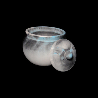 AQUARIUS - Candle Vessel (Cauldron with Lid)