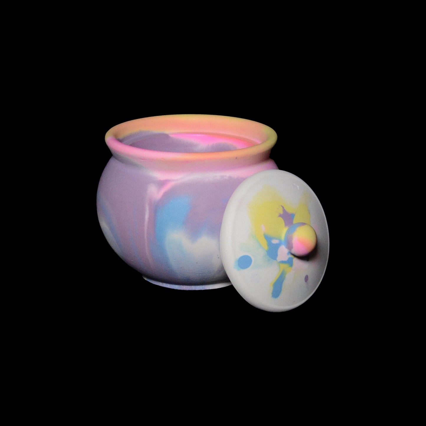 SAGITTARIUS - Candle Vessel (Cauldron with Lid)