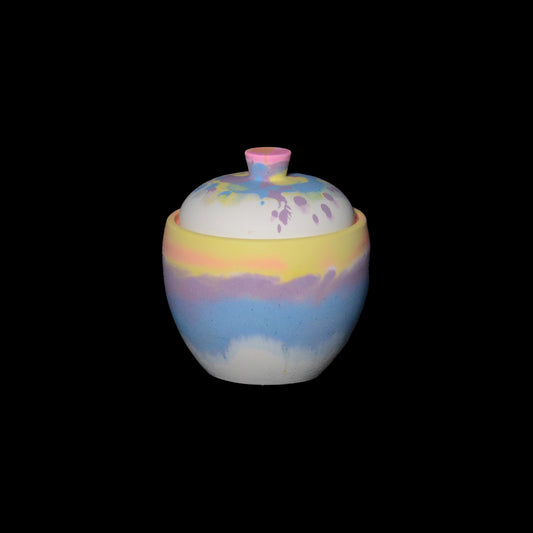 SAGITTARIUS - Candle Vessel (Cauldron with Lid)