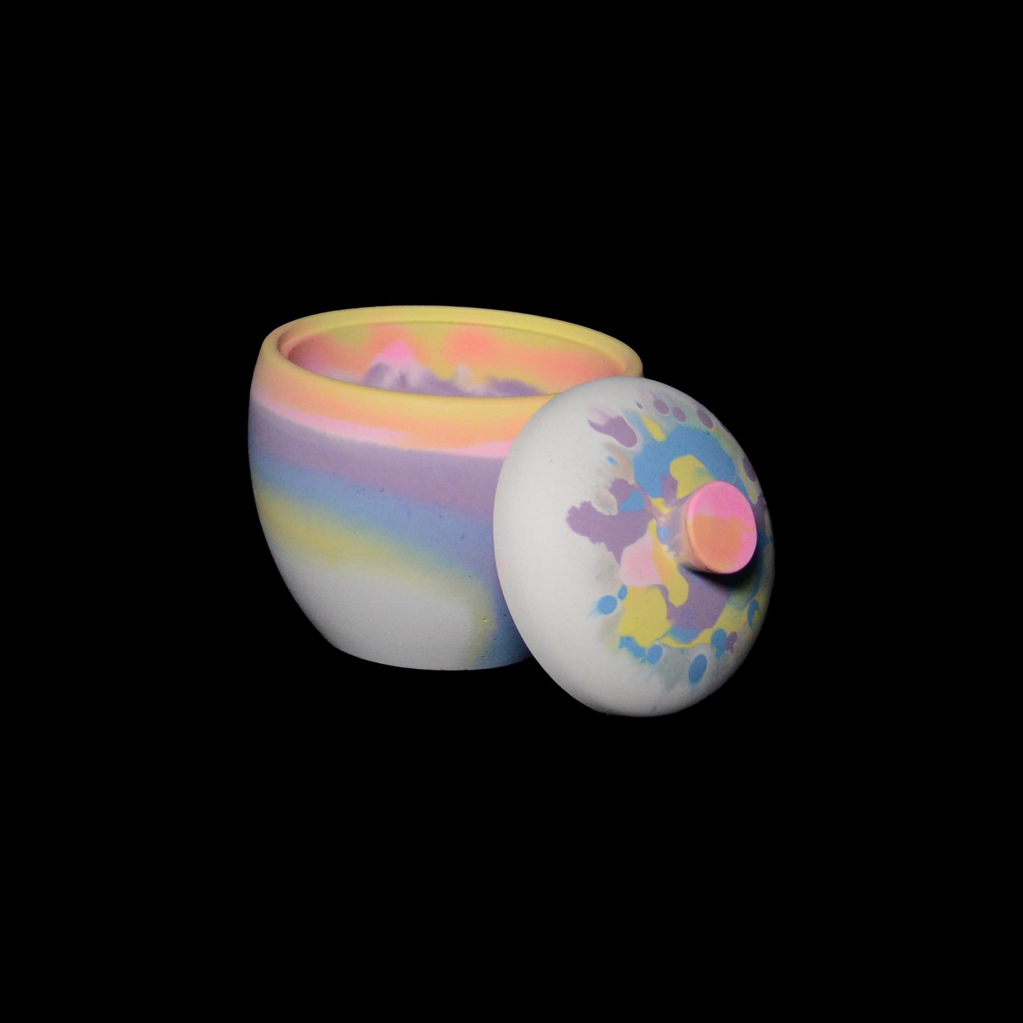 SAGITTARIUS - Candle Vessel (Cauldron with Lid)