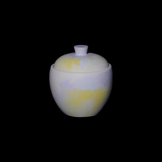 LIBRA- Candle Vessel (Cauldron with Lid)