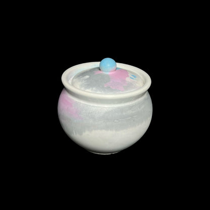 CANCER - Candle Vessel (Cauldron with Lid)